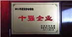 2011年度長(zhǎng)沙市餐飲十強(qiáng)企業(yè)